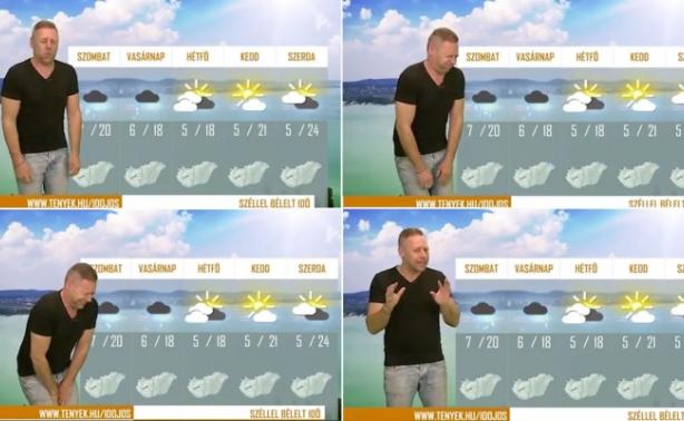 Δείτε τον παρουσιαστή του καιρού που… αερίστηκε on air! (VIDEO)