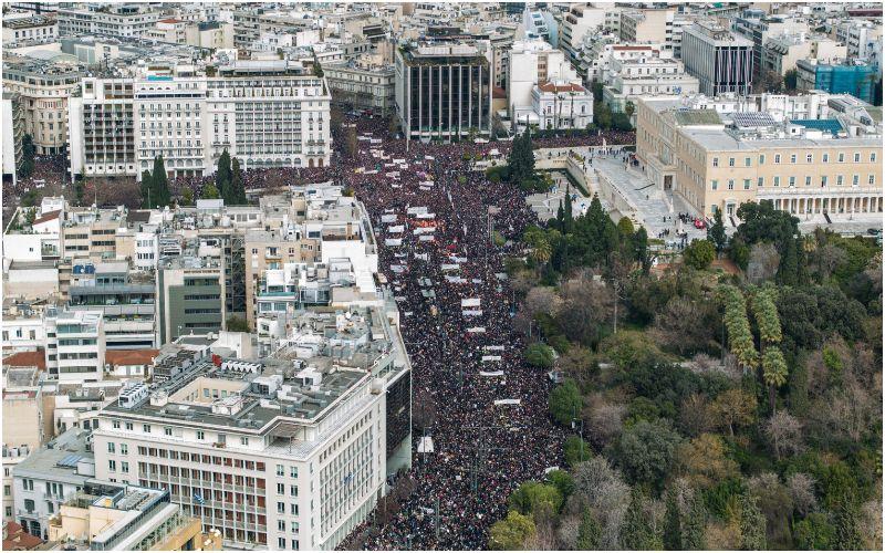 Συλλαλητήριο από... ψηλά!