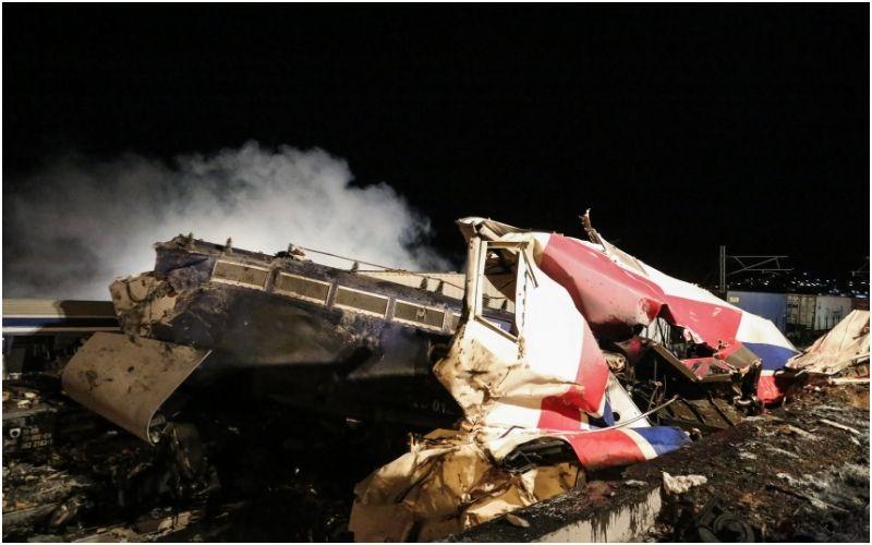 Τέμπη, Σύγκρουση αμαξοστοιχιών