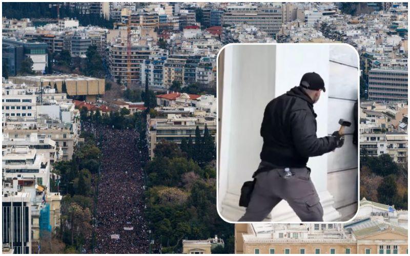 Βαριοπούλες, Σύνταγμα, Επεισόδια