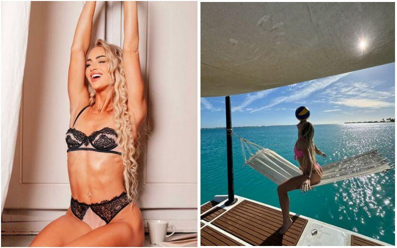 Αλίσα Λέμαν με εσώρουχα