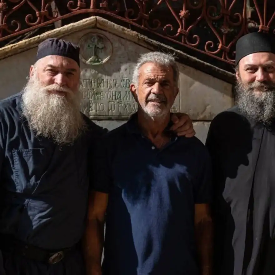 Ο Μελ Γκίμπσον στο Άγιον Όρος