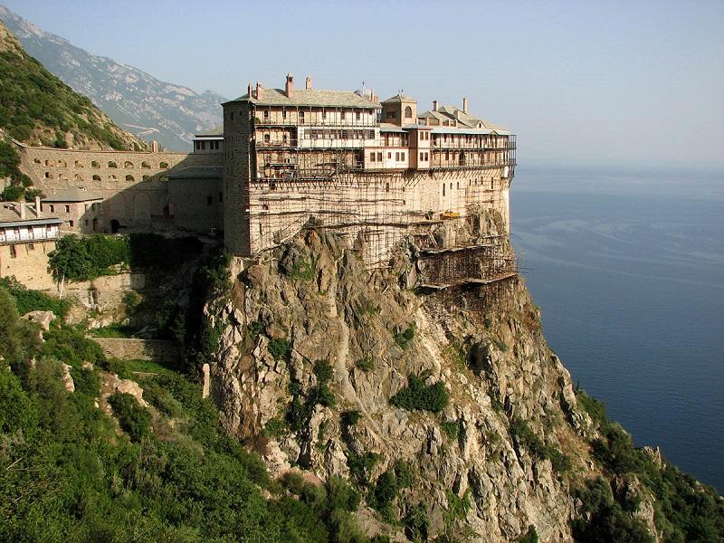 Μονή Σίμωνος Πέτρας, Άγιο Όρος, Σεισμός