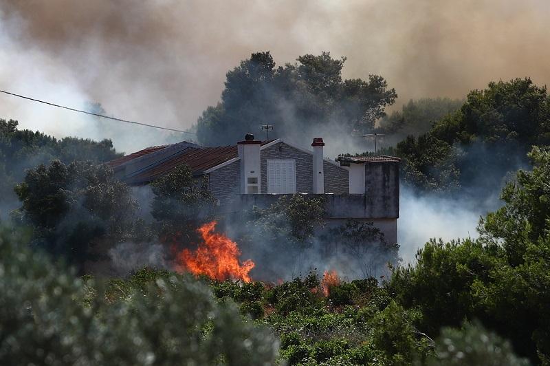 Αγία Κυριακή, Ραφήνα, Πυρκαγιά