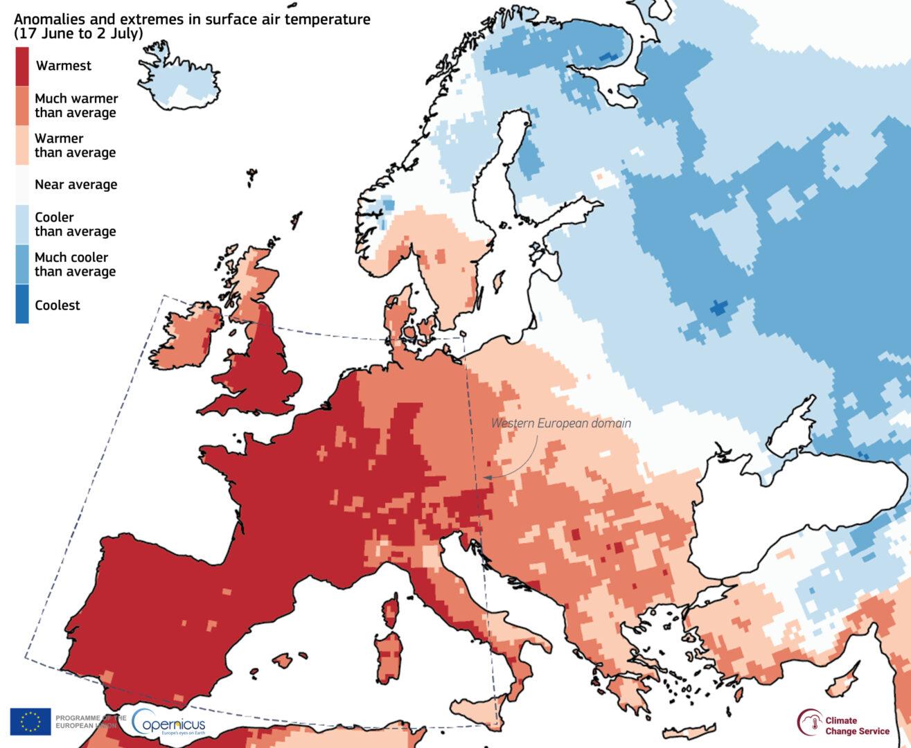 Ρεκόρ θερμοκρασιών: Η αναφορά του Copernicus για τον Ιούνιο 2025