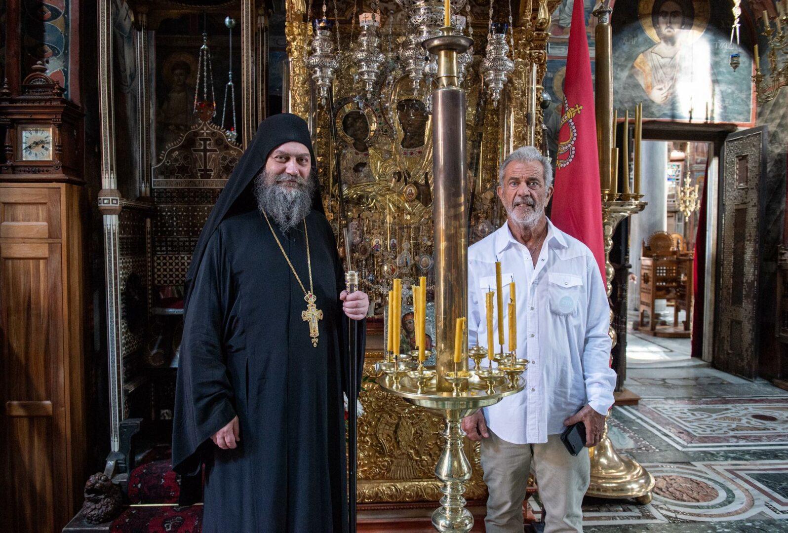 Ο Μελ Γκίμπσον προσκυνητής στο Άγιο Όρος