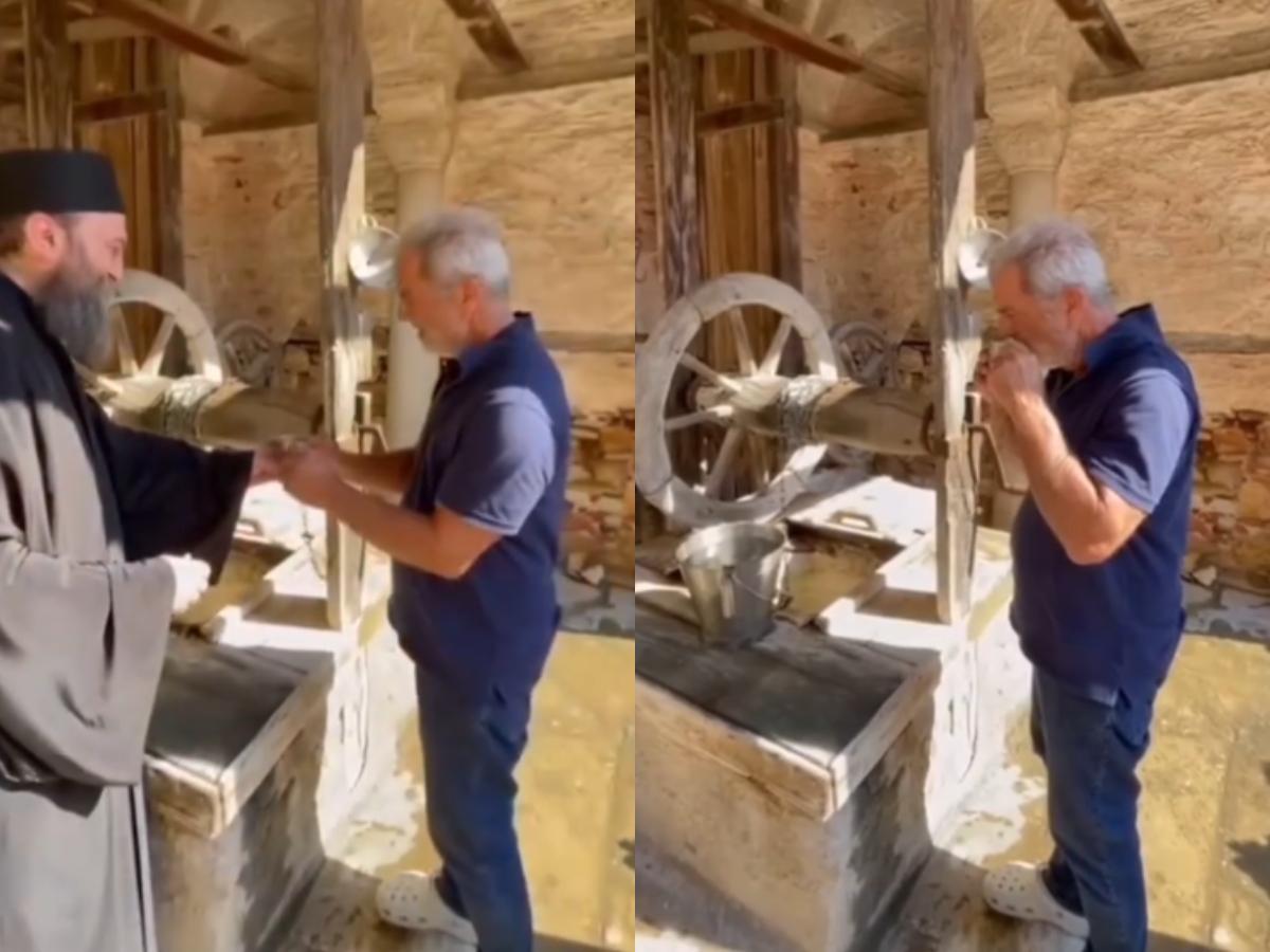 Ο Μελ Γκίμπσον προσκυνητής στο Άγιο Όρος