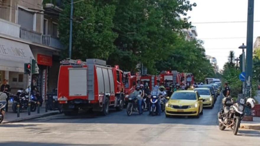 Φωτιά στο σπίτι του Πέτρου Φιλιππίδη στην Πατησίων 