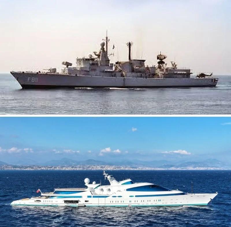Κανόνια και κρυστάλλινα ποτήρια: Οι θαλαμηγοί που γεννήθηκαν για πόλεμο
