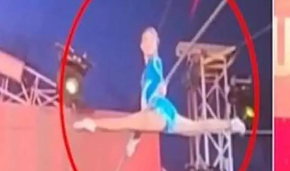 Σοκ σε παράσταση: Ακροβάτισσα έπεσε από ύψος 9 μέτρων