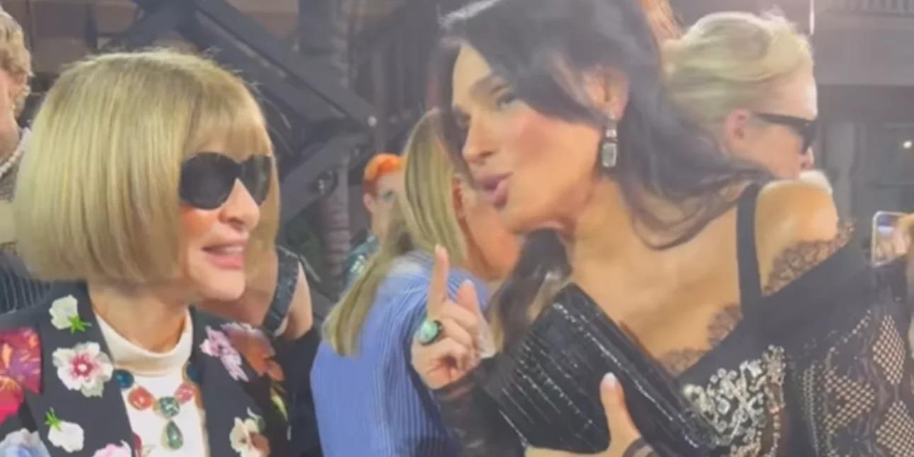 Σήλια Κριθαριώτη: Έκανε την Άννα Γουίντουρ να χαμογελάσει