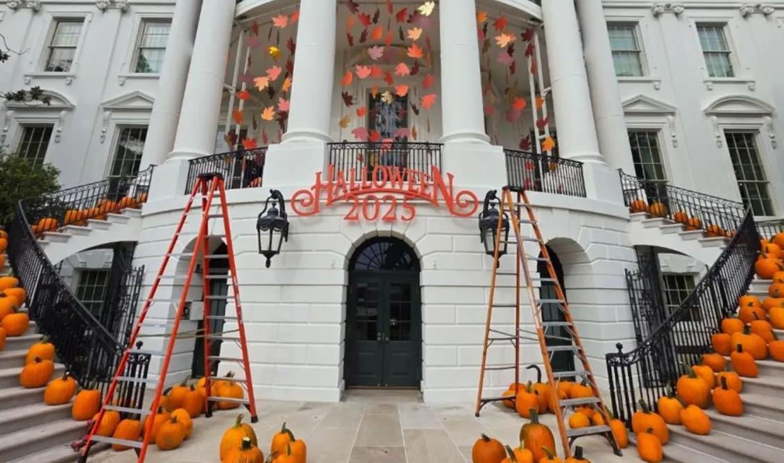 Σάλος με τον στολισμό Halloween του Λευκού Οίκου εν μέσω κυβερνητικού «shutdown»