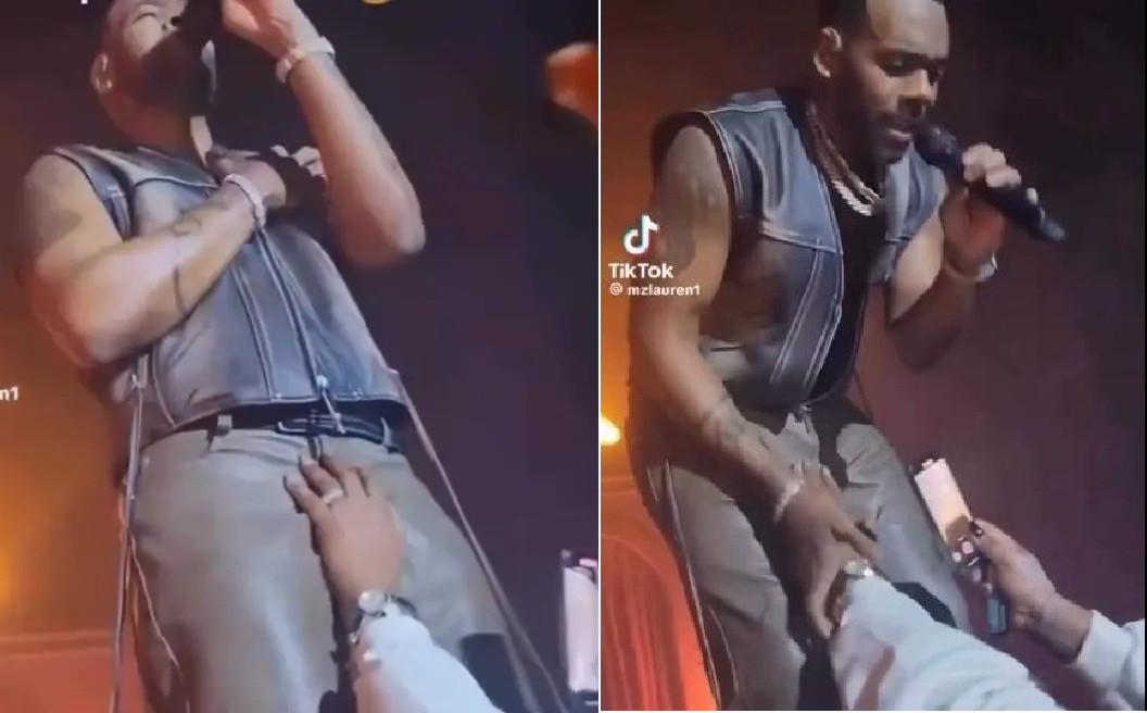 Σοκ! Του τα έπιασε ενώ ήταν πάνω στη σκηνή