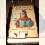 Άδωνις Γεωργιάδης: Χιουμοριστική τούρτα από την Μανωλίδου