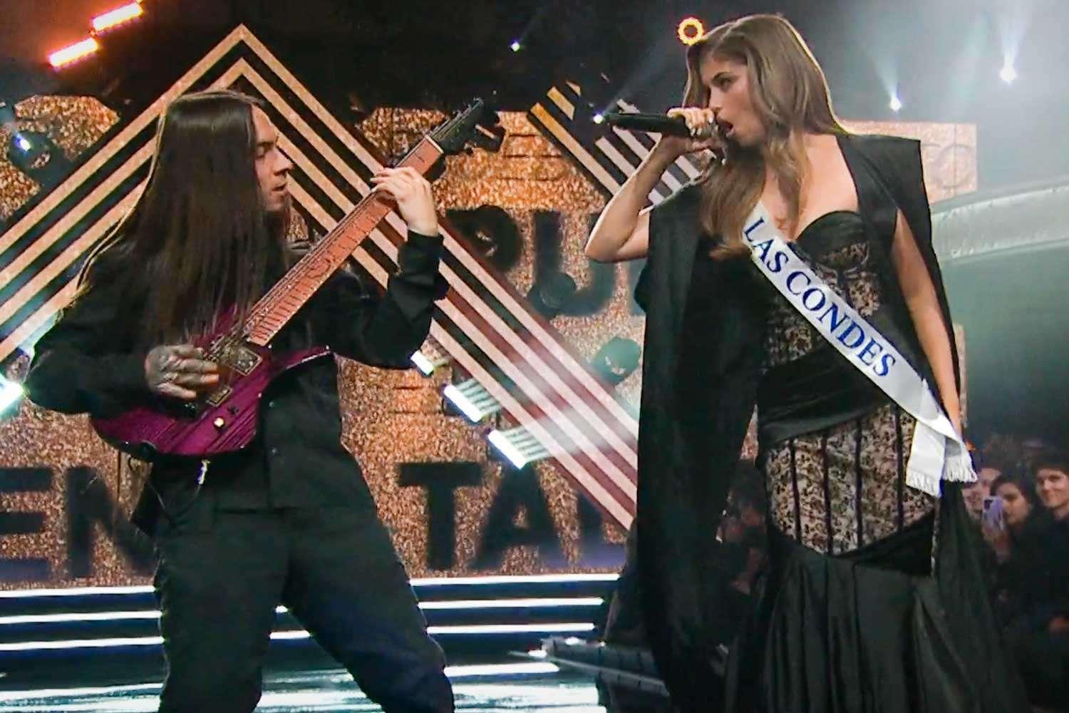 Ignacia Fernandez: Τραγούδησε… death metal στα καλλιστεία!