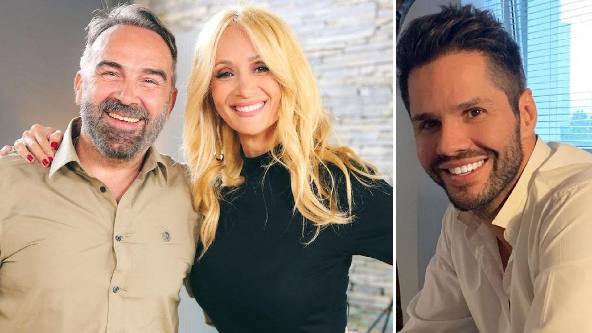 Γρηγόρης Γκουντάρας και Ναταλί Κάκκαβα με τον Γιώργο Τσαλίκη μετά την κόντρα τους