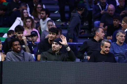 Κυριάκος Μητσοτάκης: Στο Telekom Center Athens για το παιχνίδι του Τζόκοβιτς
