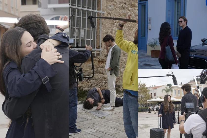 Να μ’ αγαπάς: Backstage φωτογραφίες από τα γυρίσματα στο Ναύπλιο