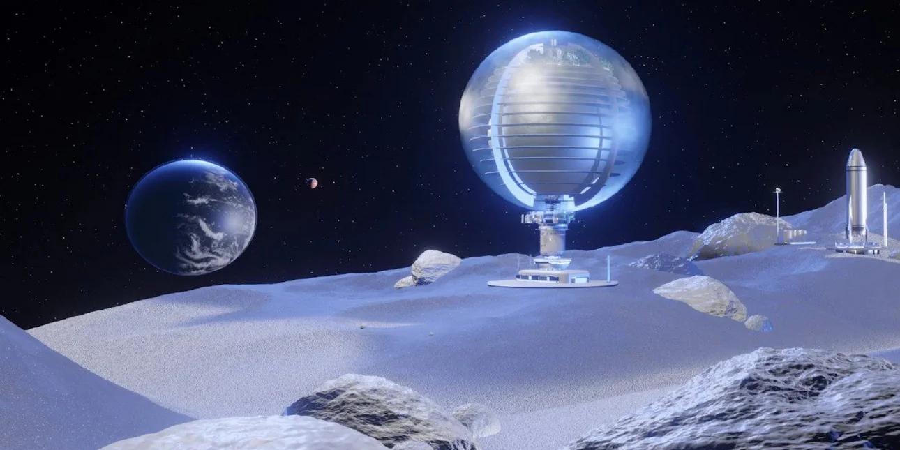 Η NASA οραματίζεται γυάλινες σφαίρες στη Σελήνη