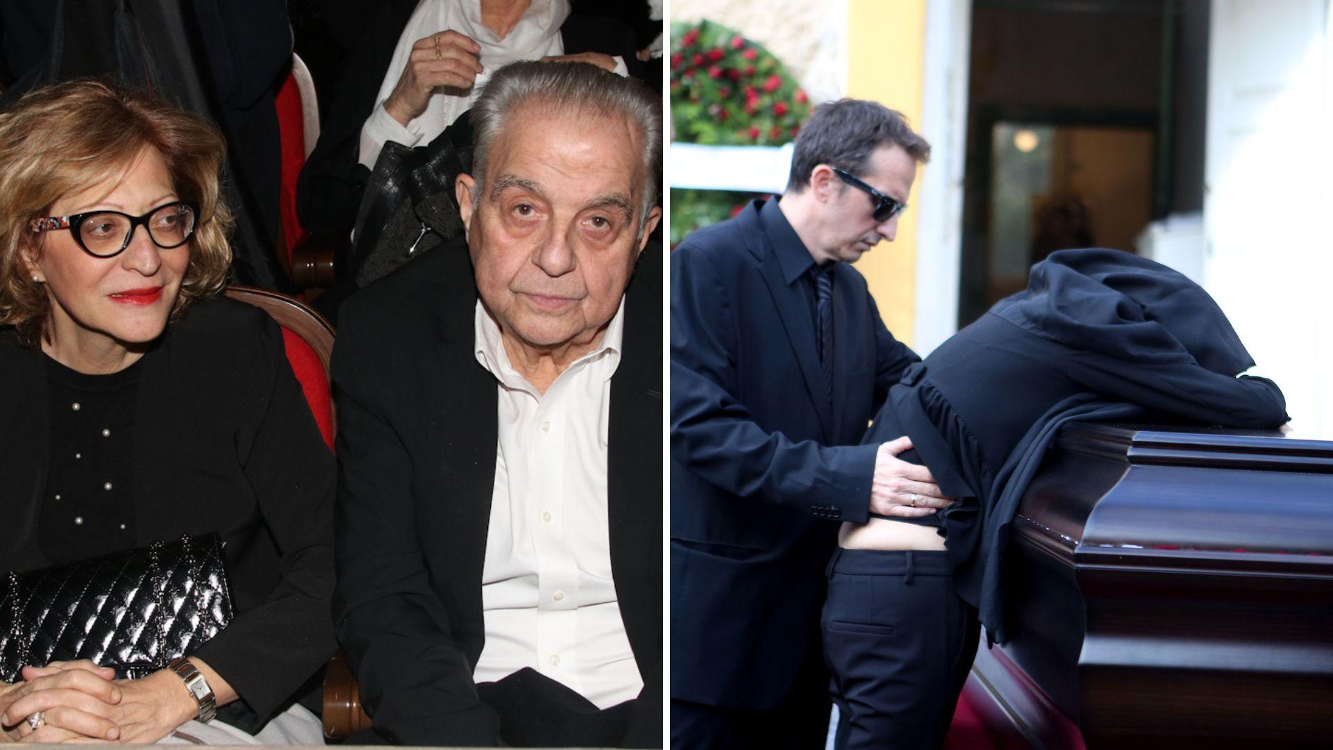 Αλέκος Φλαμπουράρης: Σπάραξε πάνω από το φέρετρο η σύζυγός του, Εύη