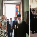 Βασίλης Κικίλιας και Τζένη Μπαλατσινού οικογενειακώς στη Μονή Σινά