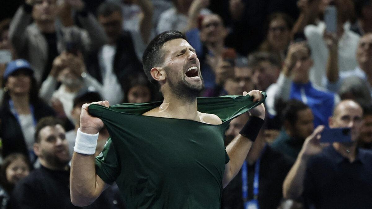 Νόβακ Τζόκοβιτς: Έσκισε τη φανέλα του πανηγυρίζοντας τον τίτλο του Hellenic Championship