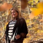 Η Μαρία Καβογιάννη απολαμβάνει το Πήλιο