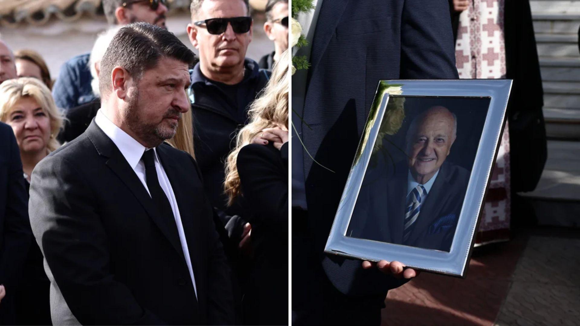 Νίκος Χαρδαλιάς: Συντετριμμένος αποχαιρέτισε τον πατέρα του