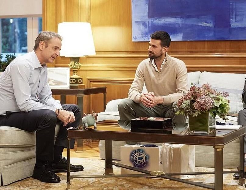 Στο γραφείο του πρωθυπουργού ο Νόβακ Τζόκοβιτς