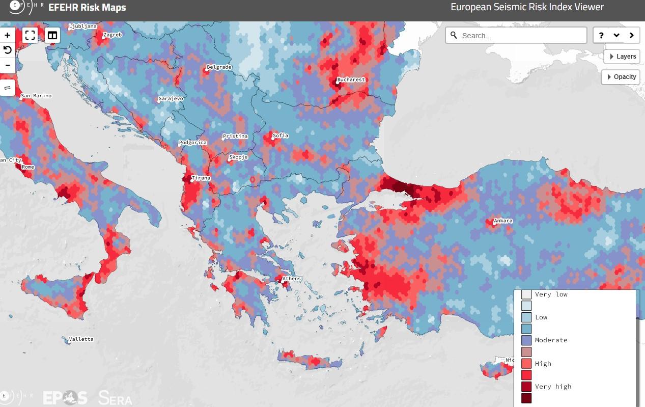Σεισμός: Αυτές είναι οι πιο επικίνδυνες περιοχές στην Ευρώπη