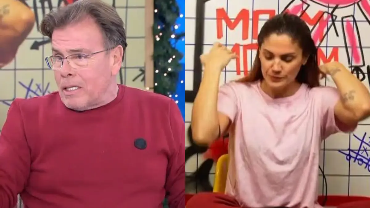 Έξαλλος ο Δημήτρης Παπανώτας με την Μαίρη Συνατσάκη: “Βγαίνω από τα ρούχα μου”