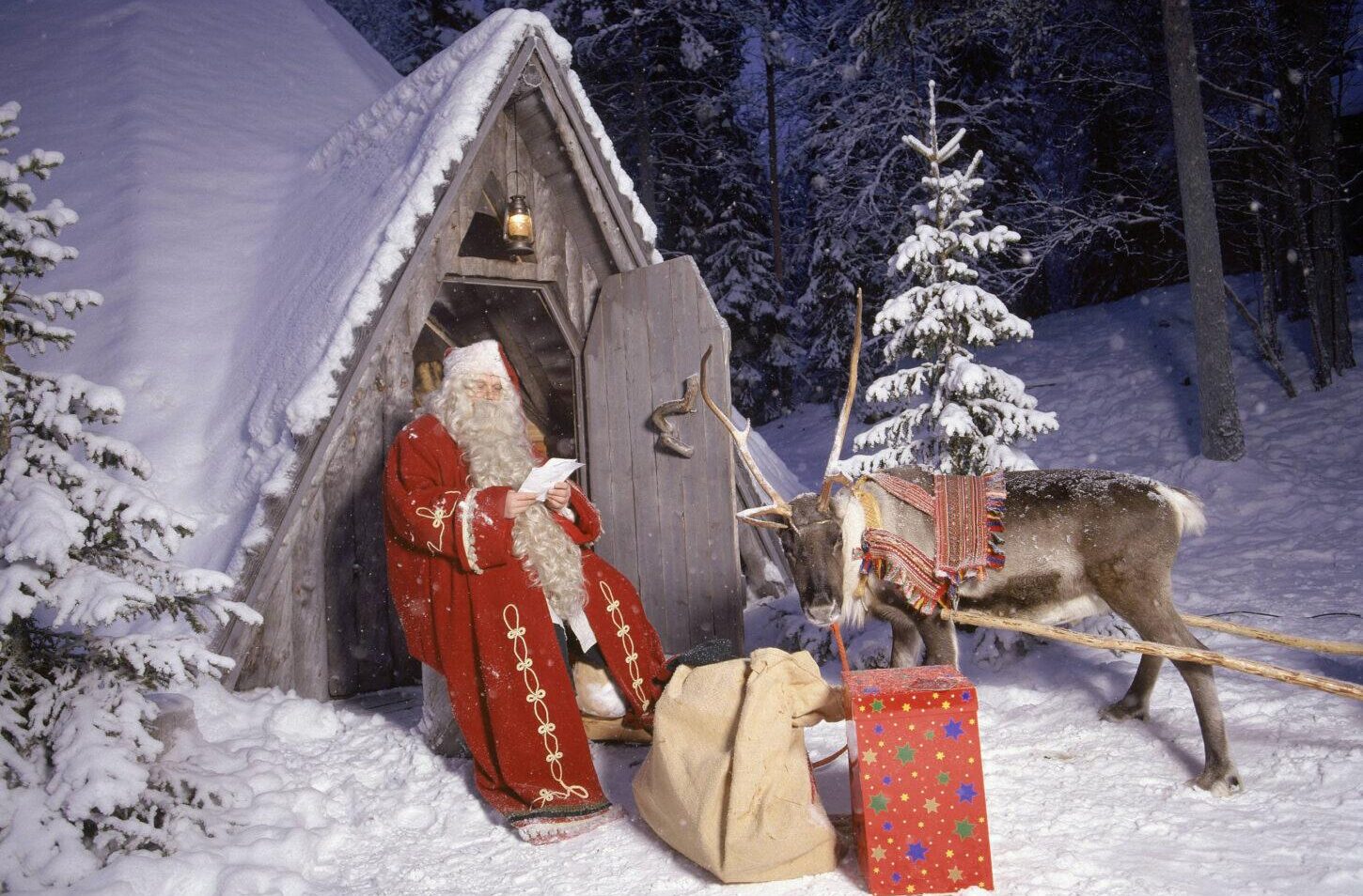 Το μήνυμα του Άγιου Βασίλη από το μαγευτικό Ροβανιέμι