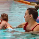 Ευρυδίκη Βαλαβάνη: Ξεκίνησε baby swimming με τον τεσσάρων μηνών γιο της