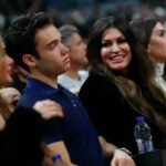 Η Κίμπερλι Γκίλφοϊλ στο Telekom Center για τον αγώνα Παναθηναϊκός AKTOR – Χάποελ Τελ Αβίβ