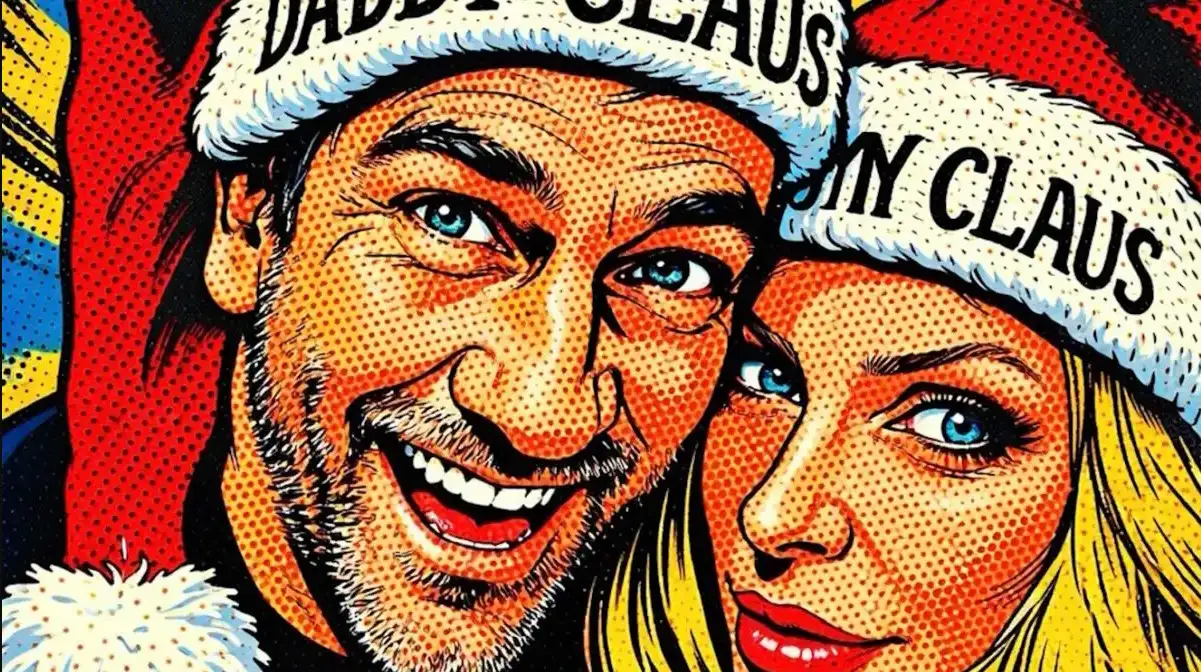 Ελένη Μενεγάκη: Χριστουγεννιάτικες ευχές με τον Μάκη Παντζόπουλο