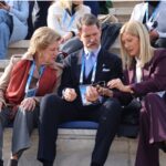 Παύλος Ντε Γκρες, Μαρί Σαντάλ και Άννα Μαρία στο Παναθηναϊκό Στάδιο