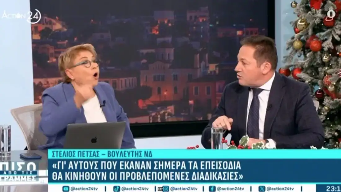 Απίστευτη ένταση στον αέρα του Action24: “Αυτή η απάντηση σας αξίζει”