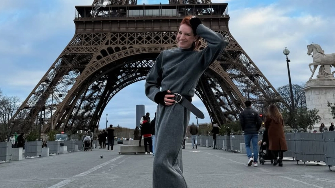 Η Στεφανία Γουλιώτη δεν… χόρταινε το Παρίσι