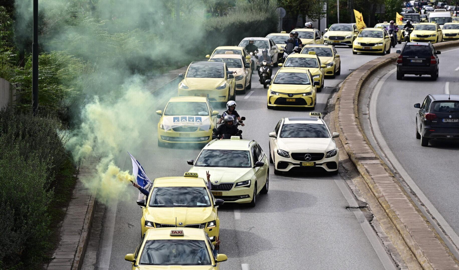 Οι ταξιτζήδες ανέστειλαν την 24η απεργία λόγω καιρικών συνθηκών