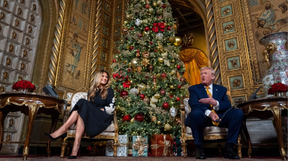 Πώς ο Ντόναλντ Τραμπ «εντόπισε» τον Άγιο Βασίλη