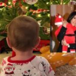 Ανθή Βούλγαρη: Ο εννέα μηνών γιος της κάτω από το χριστουγεννιάτικο δέντρο