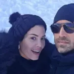 Μαρία Κορινθίου: Με τον Γιώργο Καραθανάση σε χιονισμένο τοπίο