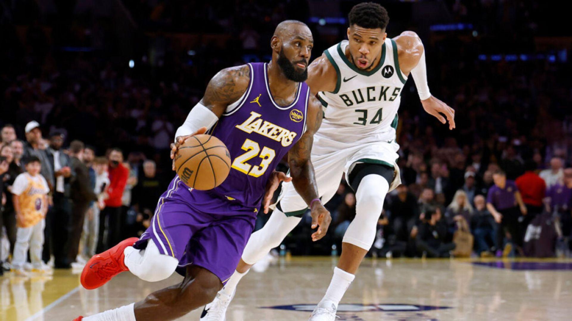 Ο Giannis υπέταξε τον Λεμπρόν Τζέιμς και ζήτησε τη φανέλα του