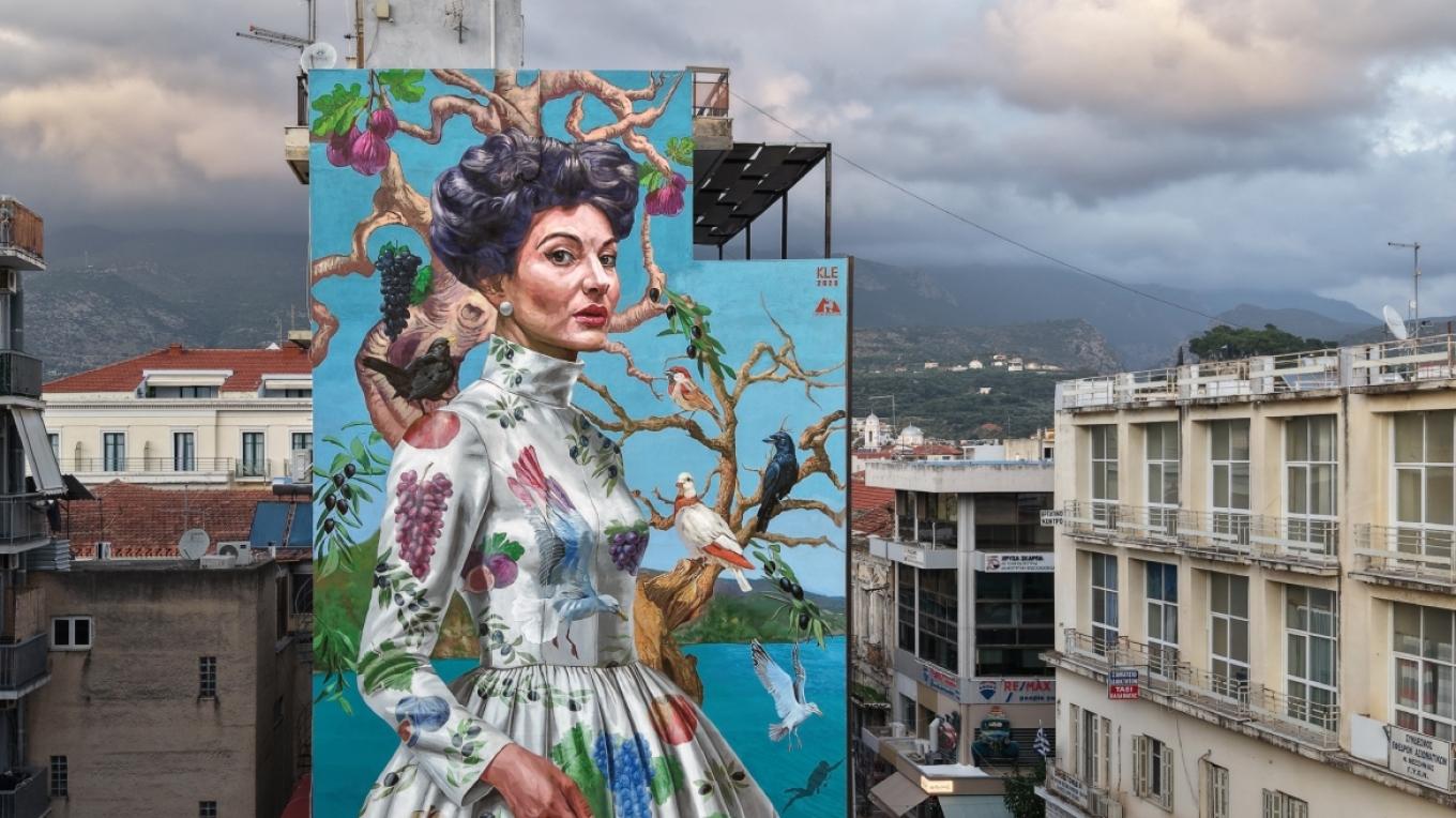 Μαρία Κάλλας: Η τοιχογραφία της στην Καλαμάτα η κορυφαία στον κόσμο για το 2025