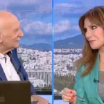 Η Βίκυ Χατζηβασιλείου αποχαιρετά τον Γιώργο Παπαδάκη