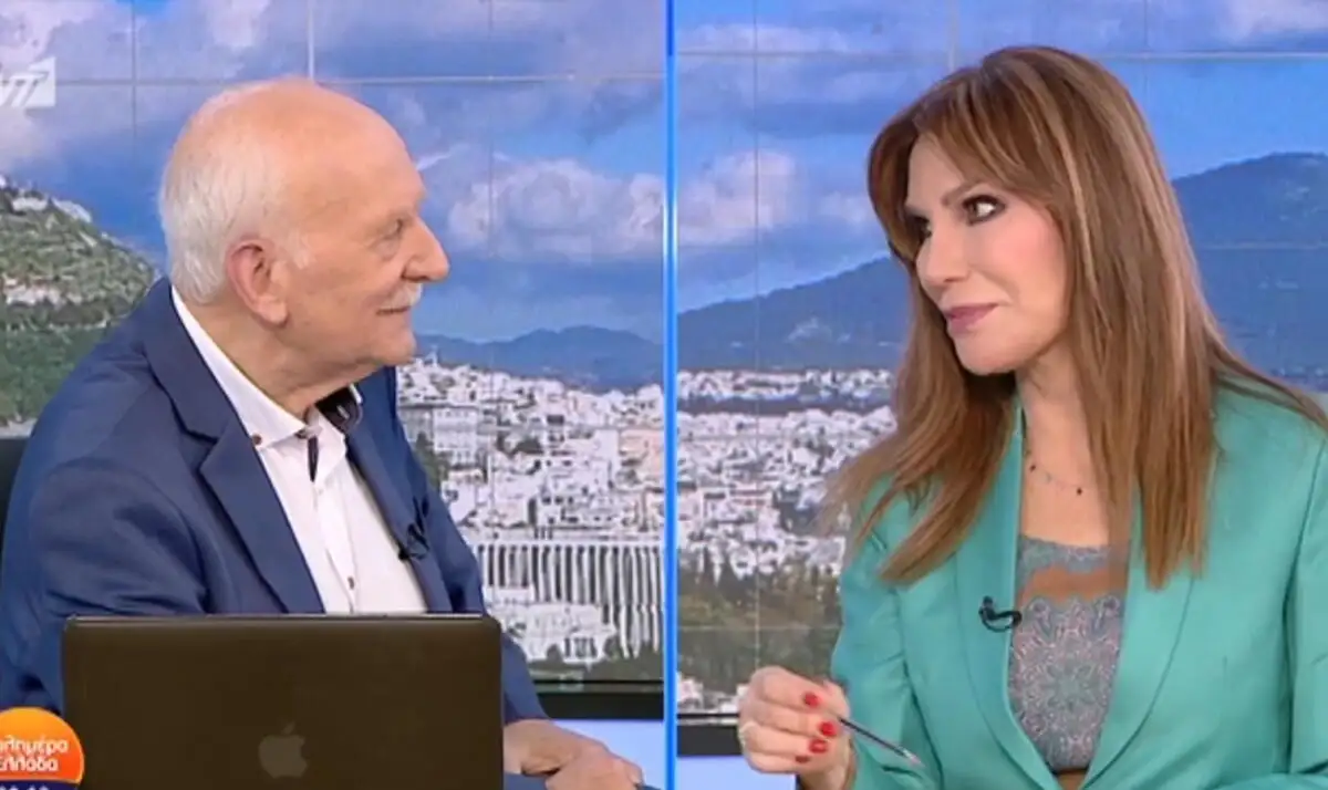 Η Βίκυ Χατζηβασιλείου αποχαιρετά τον Γιώργο Παπαδάκη