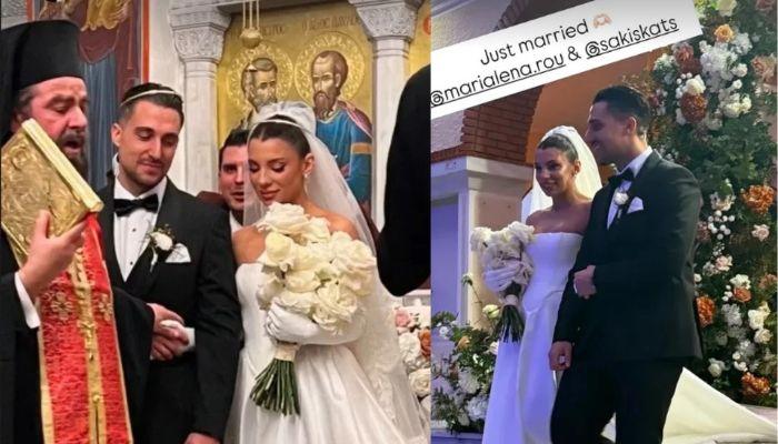 Σάκης Κατσούλης και Μαριαλένα Ρουμελιώτη παντρευτηκαν- Βίντεο και φωτογραφίες