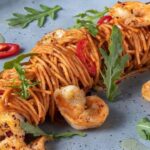 Πικάντικη γαριδομακαρονάδα και Καλή Σαρακοστή!