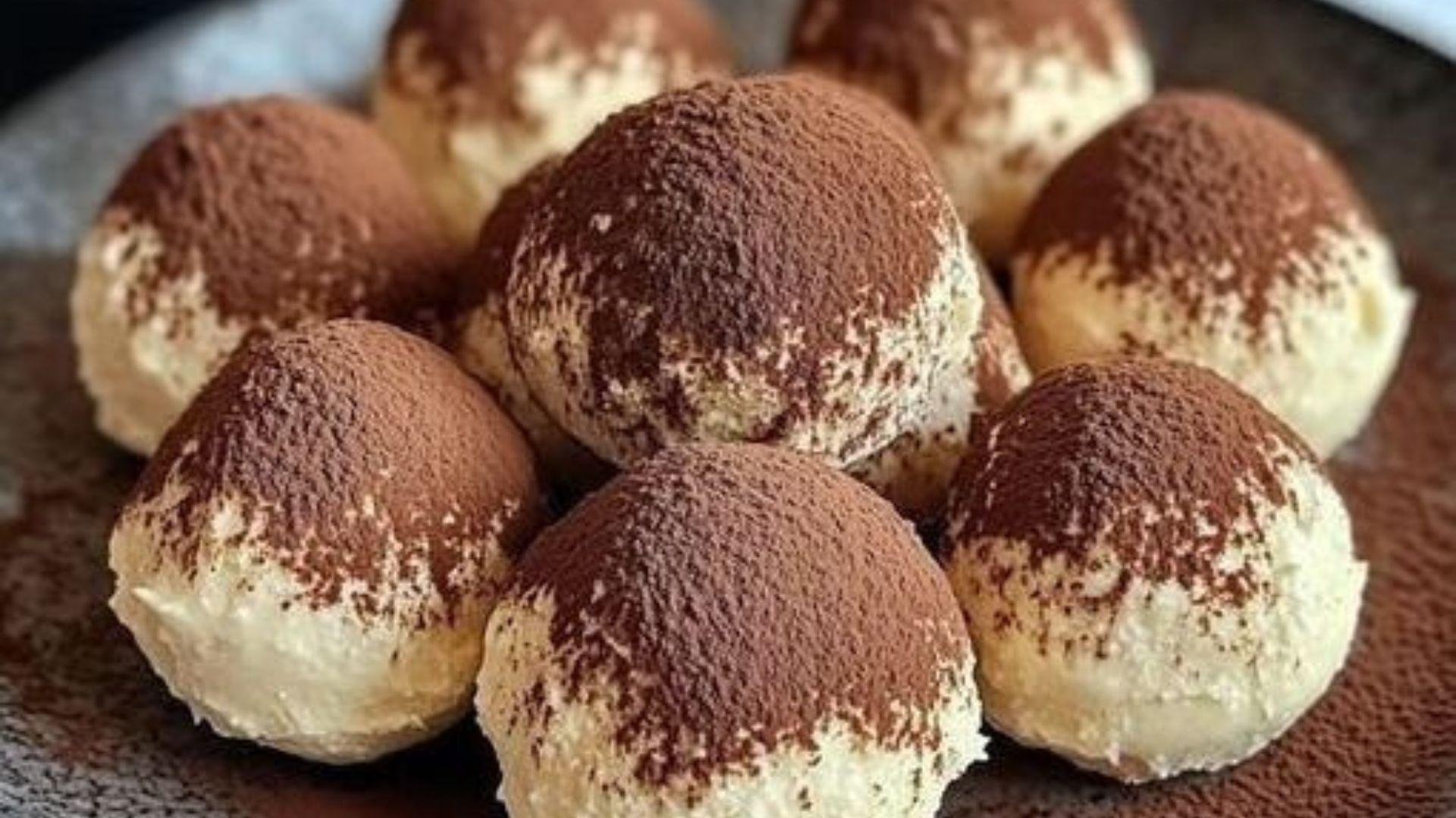 Πώς θα φτιάξετε χιονόμπαλες τιραμισού!