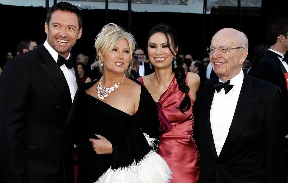 Ο Χιου Τζάκμαν τραγούδησε στα 95α γενέθλια του Ρούπερτ Μέρντοχ